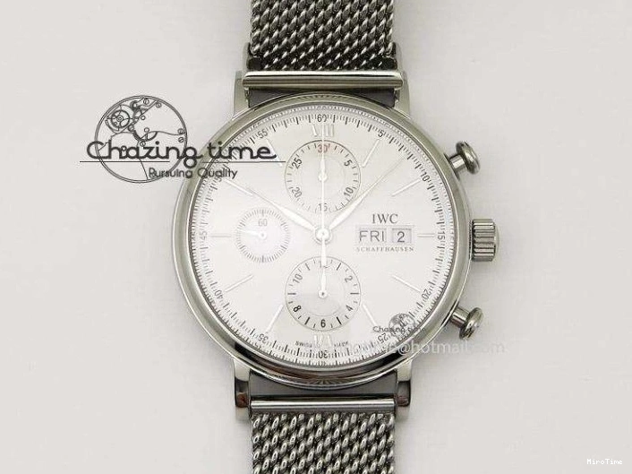 MIROTIME 0805 Mark XVIII IW327002 SS Mk Maker Best Edition White Dial On SS Bracelet A Premium 7300